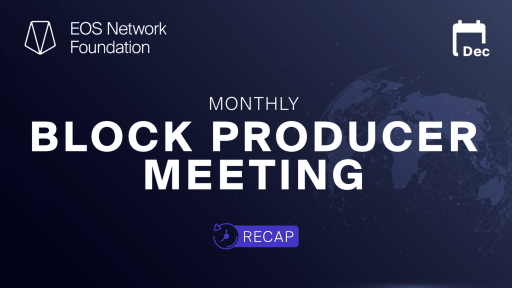 BP Monthly Block Producer Recap Image for December