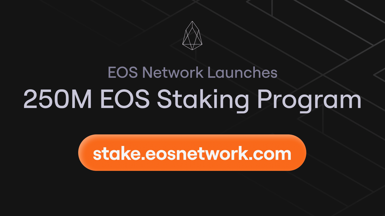 EOS Network Launches 250M EOS Staking Program